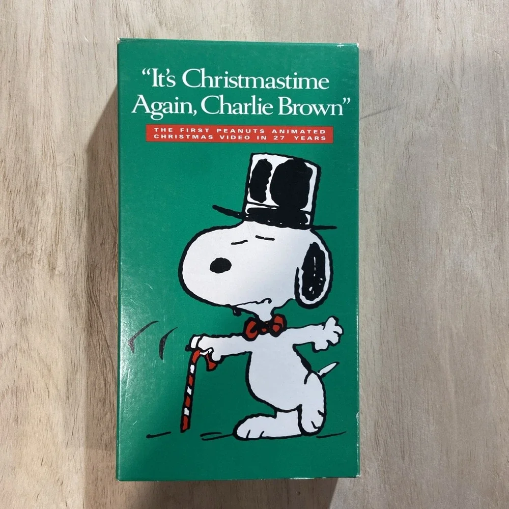 IT'S CHRISTMASTIME AGAIN, CHARLIE‎ BROWN - VHS Animated Christmas Video Tested